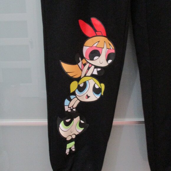 Powerpuff Girls Sweatpants Cartoon Network Black - Picture 3 of 6